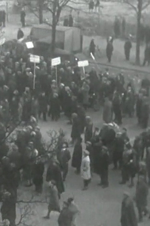 Movie poster for Manifestation de travailleurs à Paris pour protester contre la montée du chômage (1933)