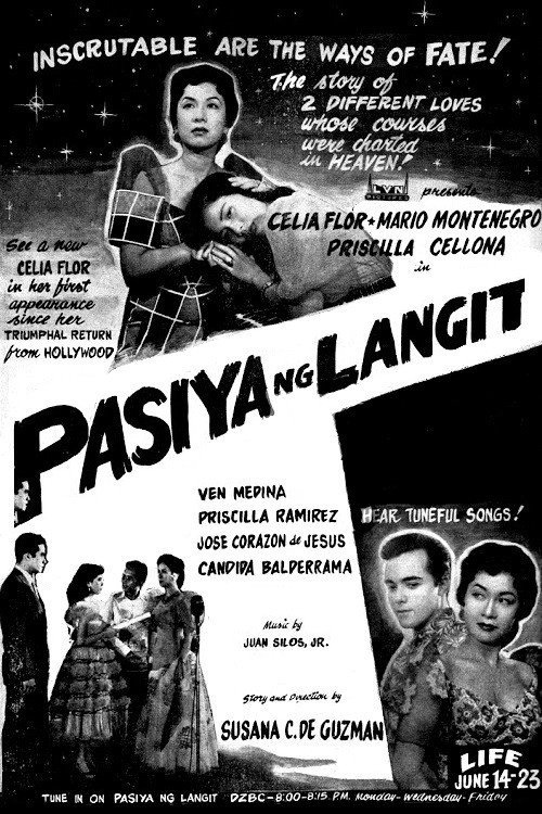 Movie poster for Pasiya ng Langit (1954)