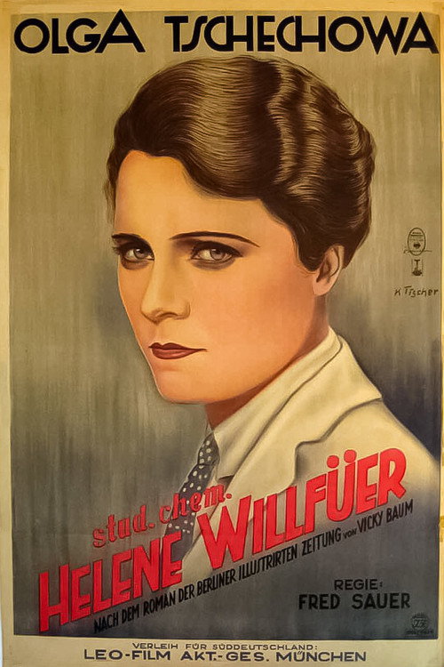 Movie poster for The Case of Helena Willfuer (1930)