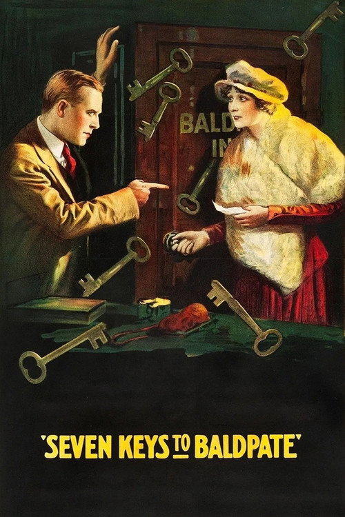 Movie poster for Seven Keys to Baldpate (1917)