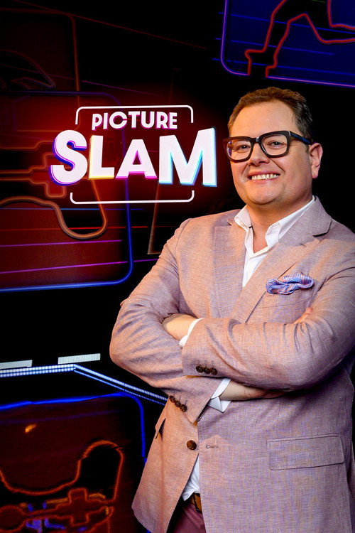 Series poster for Alan Carr's Picture Slam (2023)