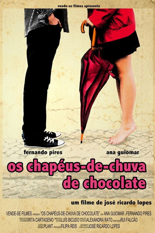 Movie poster for Os Chapéus-de-chuva De Chocolate (2012)