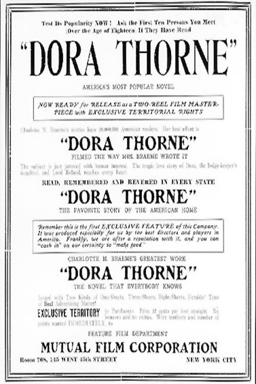 Movie poster for Dora Thorne (1912)