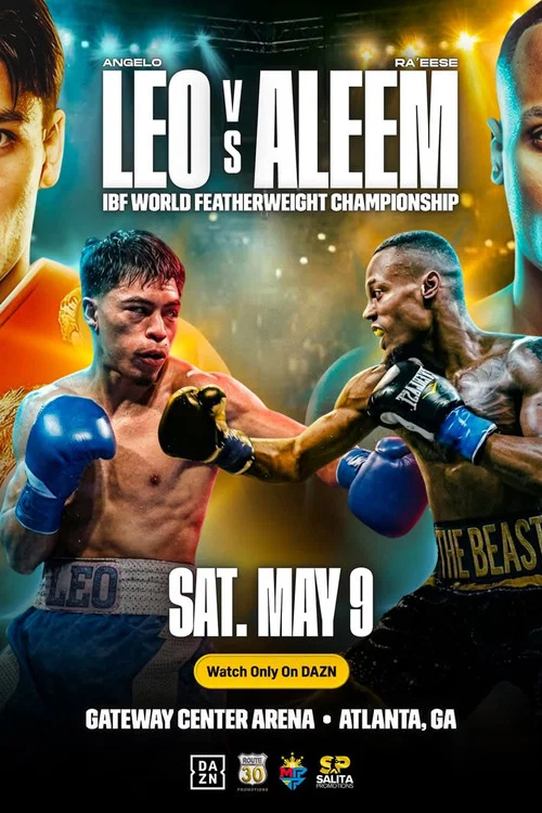 Movie poster for Angelo Leo vs. Ra’eese Aleem (2026)