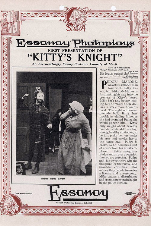 Movie poster for Kitty's Knight (1913)