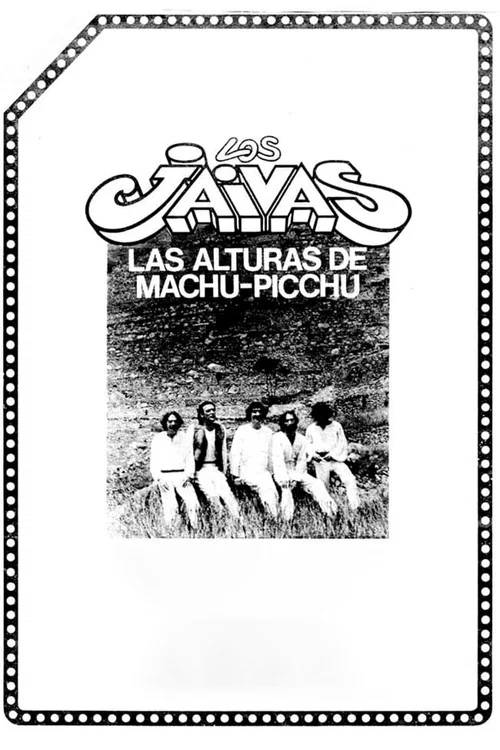 Movie poster for Las alturas de Macchu Picchu (1981)