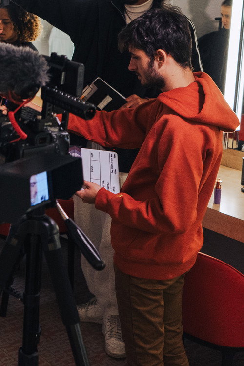 Photo of Jules Becquevort, Editing