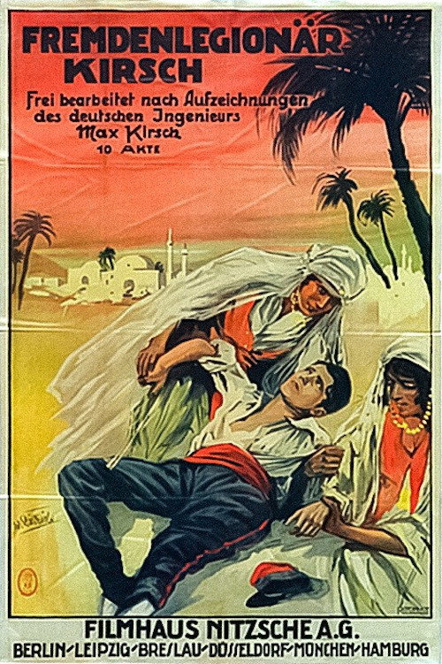 Movie poster for Fremdenlegionär Kirsch (1921)