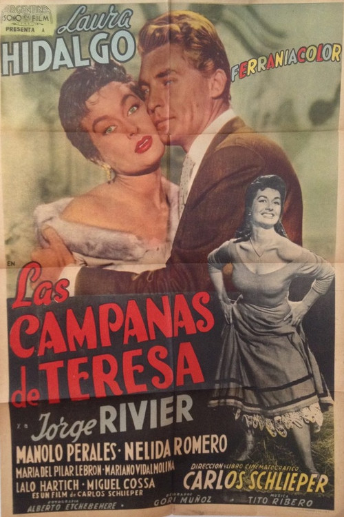 Movie poster for Las campanas de Teresa (1957)