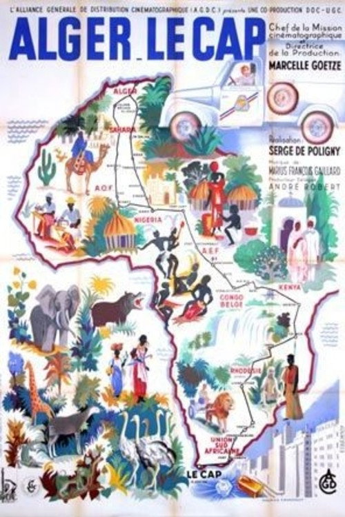 Movie poster for Algiers - Cape Town (1953)