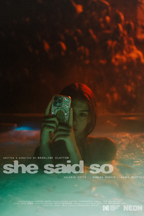 Movie poster for She Said So (2025)