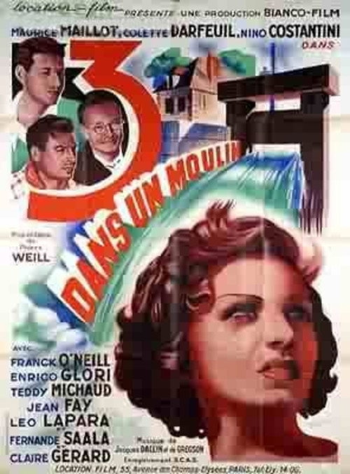 Movie poster for Trois dans un moulin (1938)
