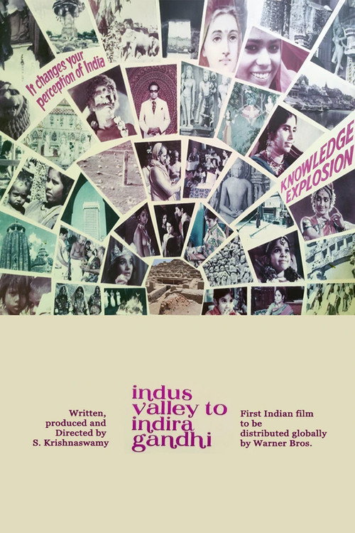 Movie poster for Indus Valley to Indira Gandhi (1970)