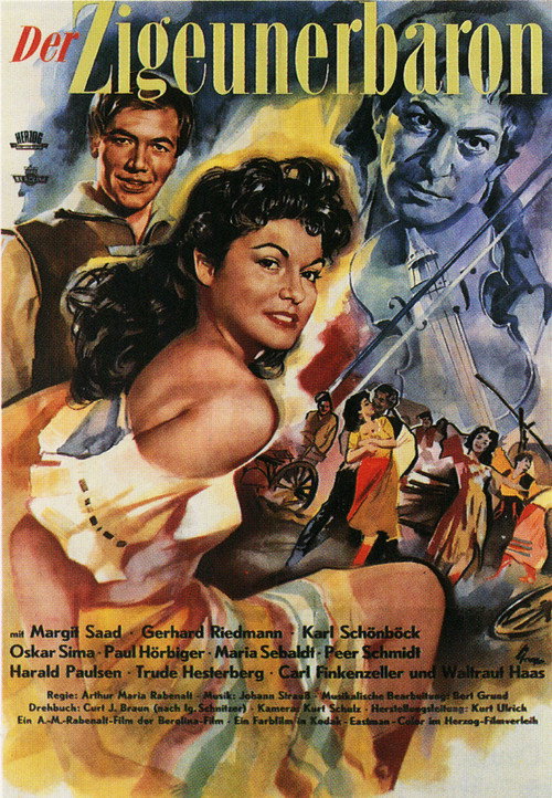 Movie poster for Der Zigeunerbaron (1954)
