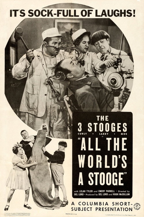 Movie poster for All the World's a Stooge (1941)