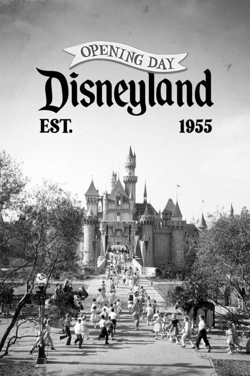 Movie poster for Disneyland's Opening Day Broadcast (1955)