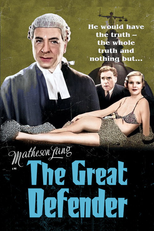 Movie poster for The Great Defender (1934)