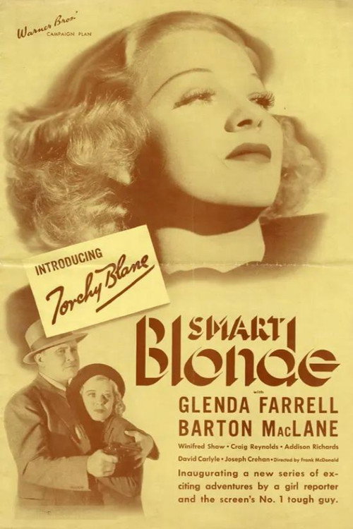 Movie poster for Smart Blonde (1937)