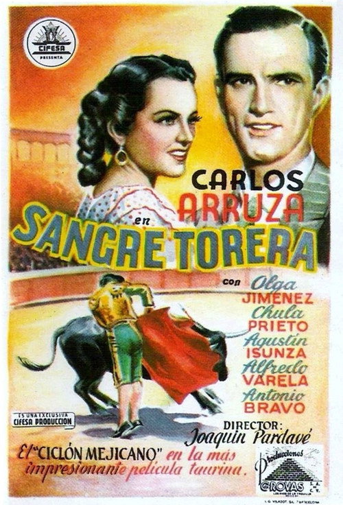 Movie poster for Sangre torera (1950)