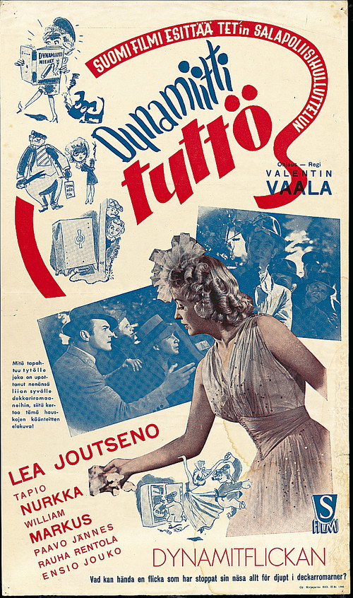 Movie poster for Dynamiittityttö (1944)