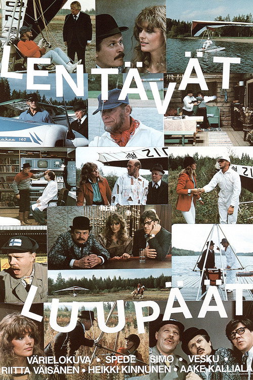 Movie poster for Lentävät luupäät (1984)