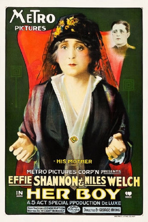 Movie poster for Her Boy (1918)