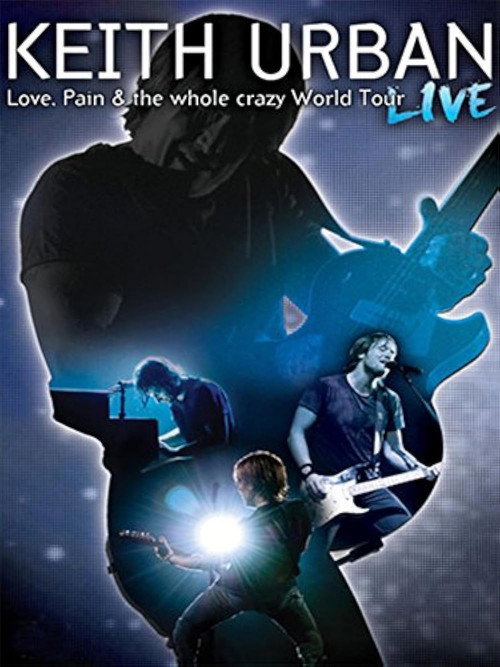 Movie poster for Keith Urban: Love, Pain & the Whole Crazy World Tour (2008)