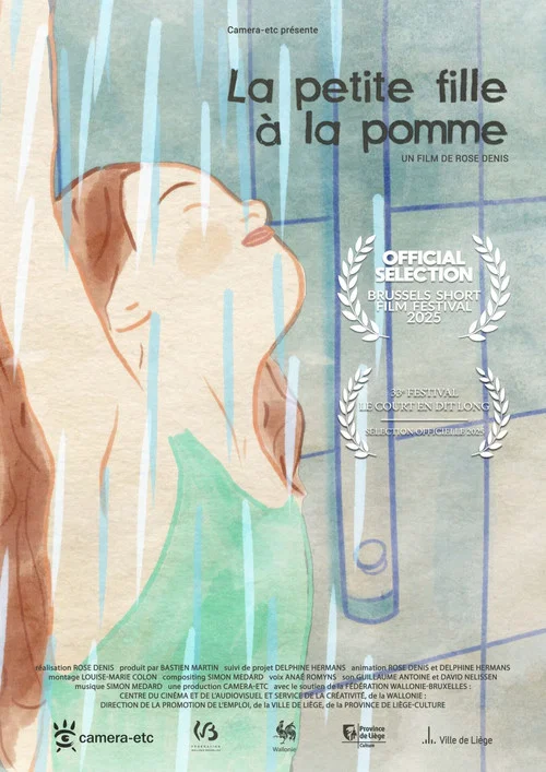 Movie poster for La petite fille à la pomme (2024)
