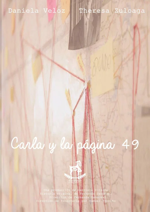 Movie poster for Carla y la página 49