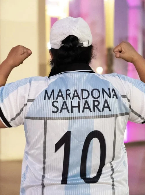 Movie poster for Maradona of the Sahara (2023)