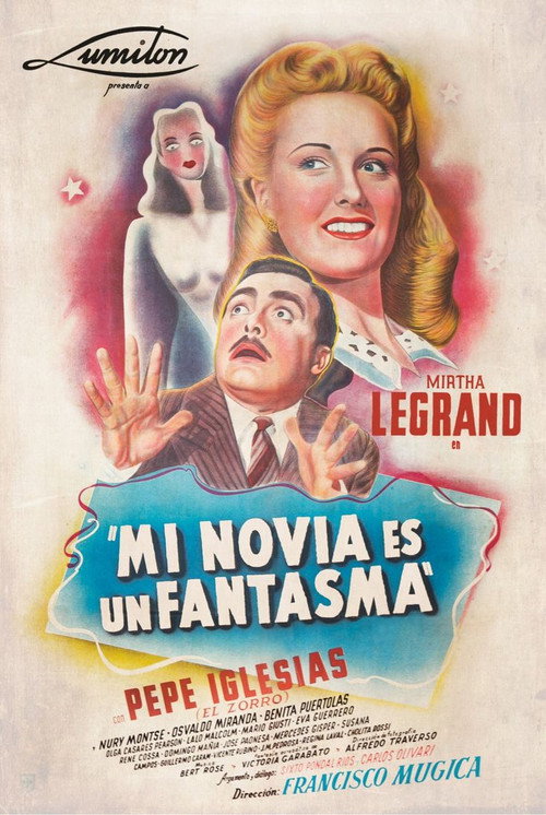 Movie poster for Mi novia es un fantasma (1944)