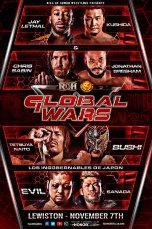 Movie poster for ROH & NJPW: Global Wars - Lewiston (2018)