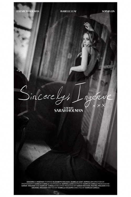 Movie poster for Sincerely, Ingénue (2024)