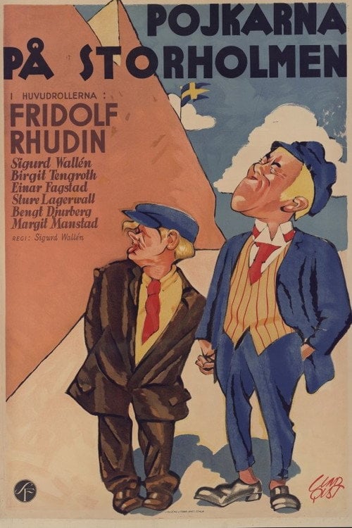 Movie poster for The Boys at Storholmen (1932)