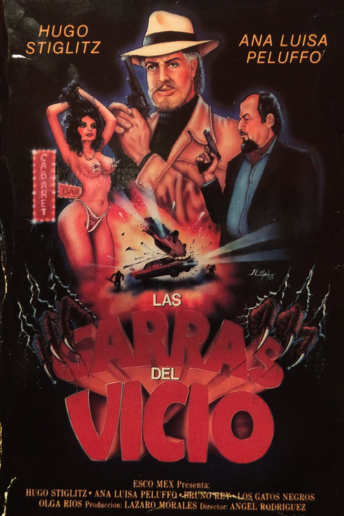 Movie poster for Las Garras del Vicio (1990)
