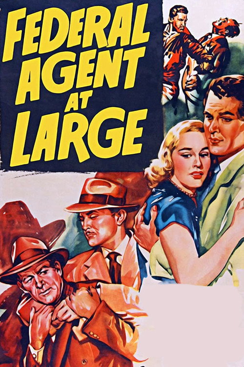 Movie poster for Federal Agent at Large (1950)
