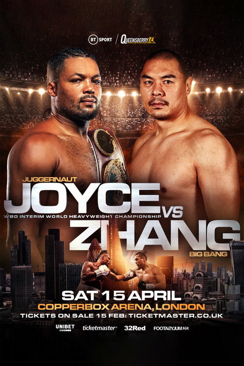 Movie poster for Joe Joyce vs. Zhilei Zhang (2023)