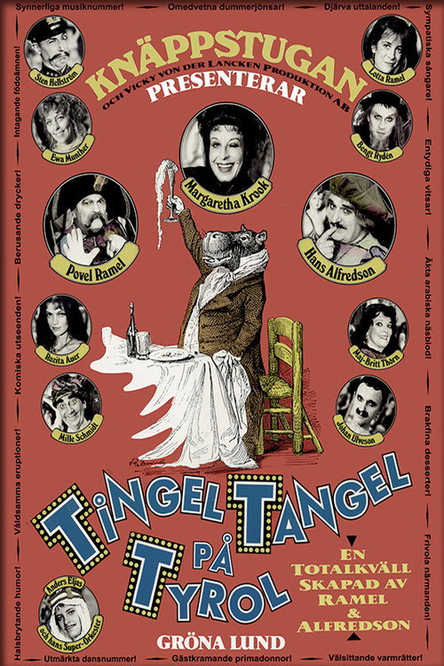 Movie poster for Tingel Tangel på Tyrol (1990)