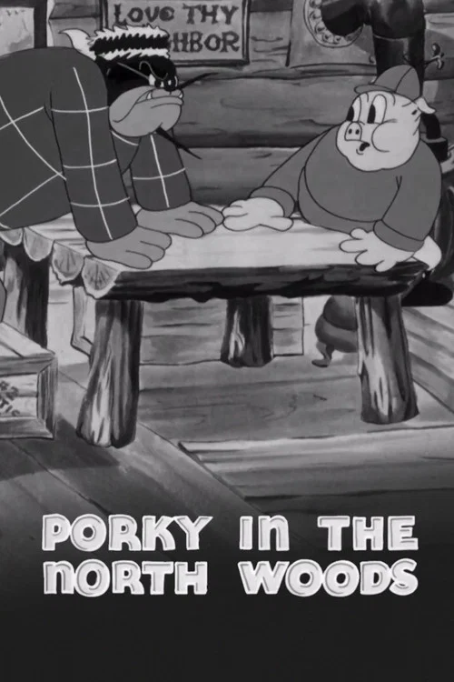 Movie poster for Porky in the North Woods (1936)