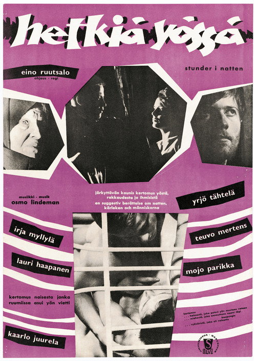 Movie poster for Hetkiä yössä (1961)