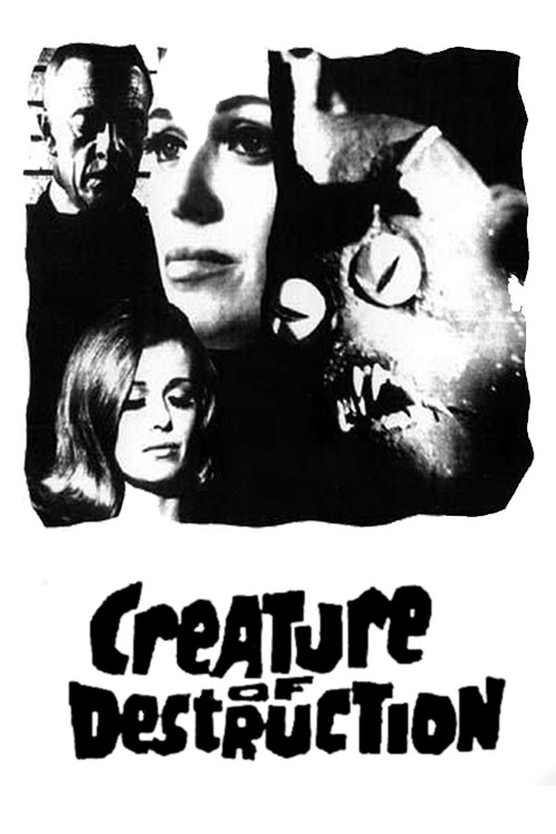 Movie poster for Creature of Destruction (1967)