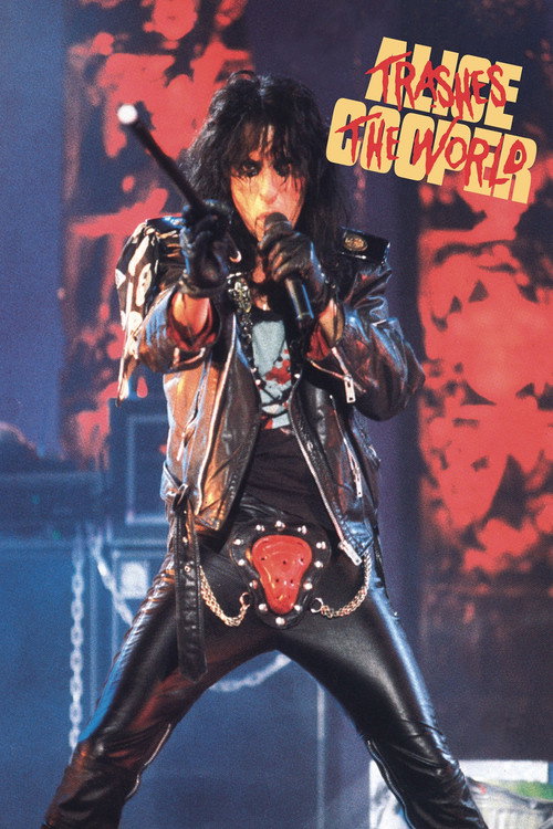 Movie poster for Alice Cooper: Trashes The World (1990)
