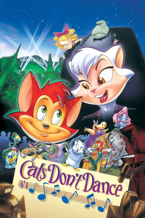 Movie poster for Cats Don't Dance (1997)