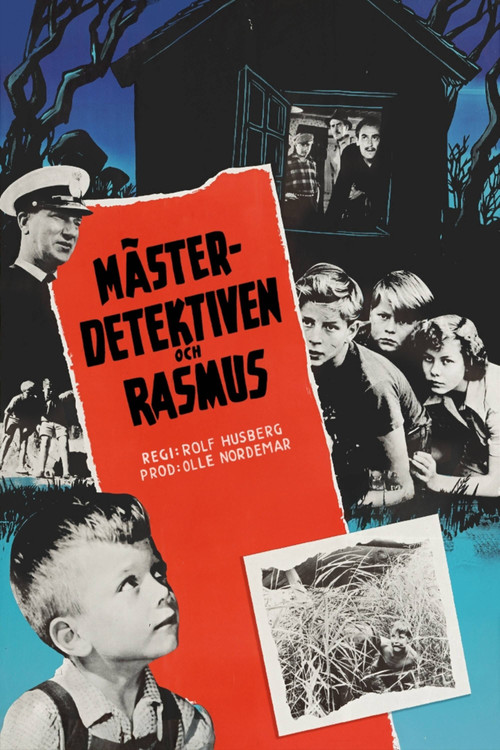 Movie poster for The Master Detective and Rasmus (1953)