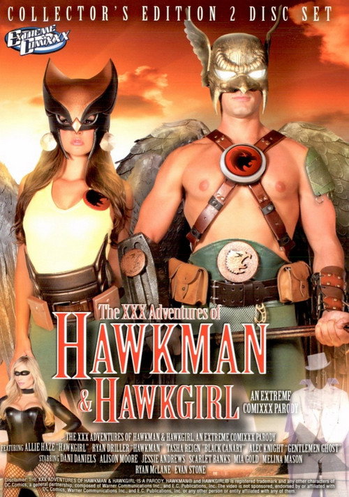 Movie poster for The XXX Adventures of Hawkman & Hawkgirl: An Extreme Comixxx Parody (2013)