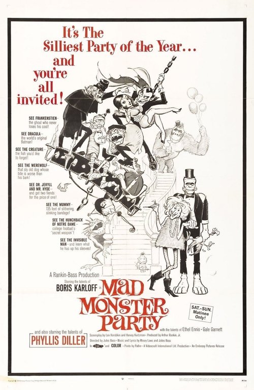 Movie poster for Mad Monster Party? (1967)