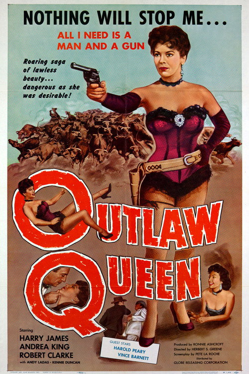 Movie poster for Outlaw Queen (1957)