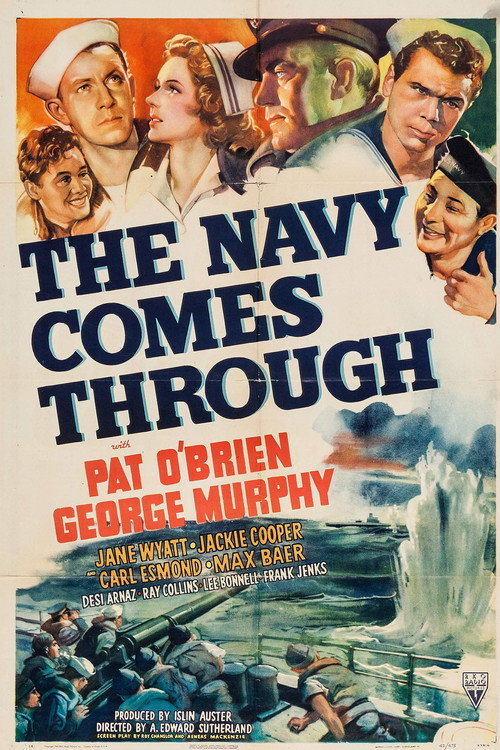 Movie poster for The Navy Comes Through (1942)