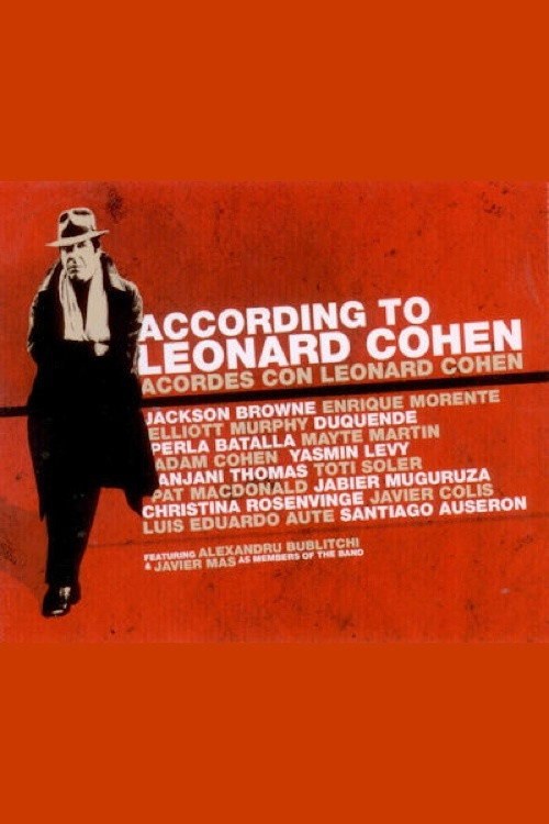 Movie poster for According to Leonard Cohen (2007)