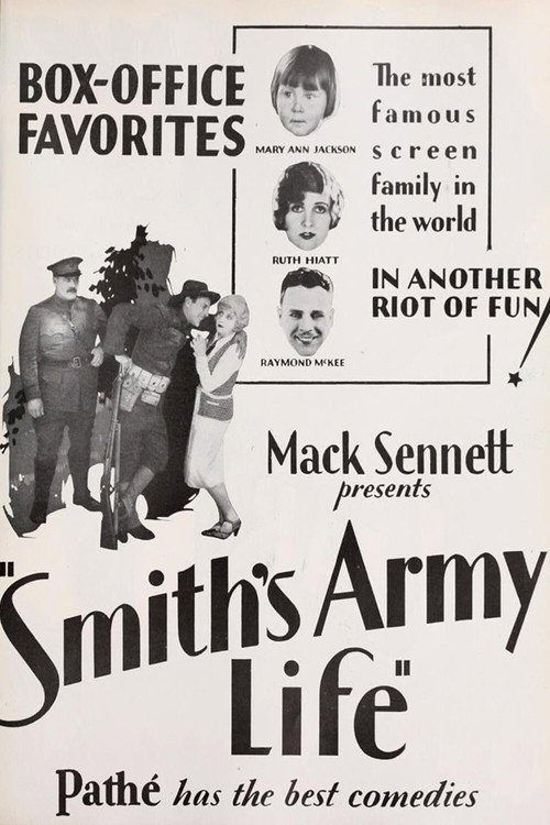 Movie poster for Smith's Army Life (1928)